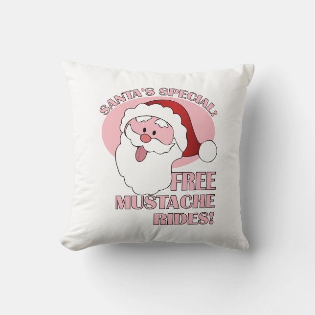 El Mustache de Santa se monta en la almohada (Anverso)