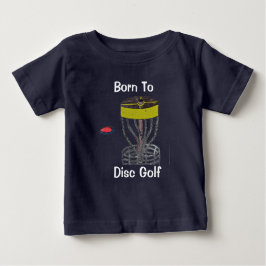 El nacido a la camiseta del bebé del golf del
