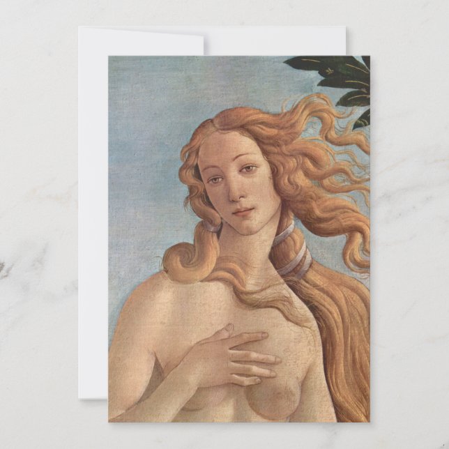 El nacimiento de Venus (detalle) de Sandro Bottice (Anverso)