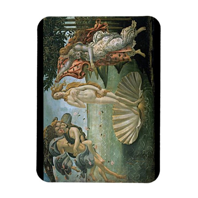 El nacimiento de Venus por Botticelli Imán (Vertical)