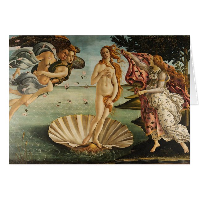 El nacimiento de Venus - Sandro Botticelli (Anverso (Horizontal))