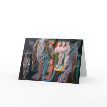 El nadar en la tarjeta de felicitación del mundo