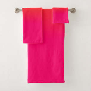 El naranja de neón y el color rosado de neón de