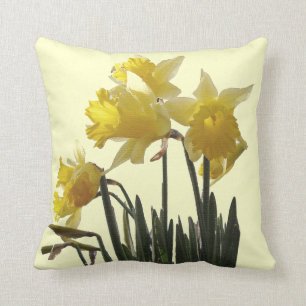 El narciso florece la almohada