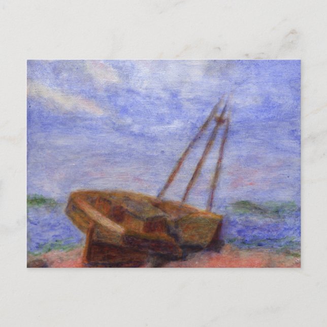 El naufragio, postal (Anverso)