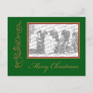 El navidad añade su postal del marco de la foto