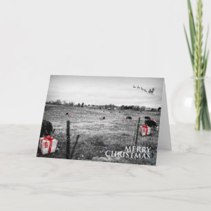 El navidad de una vaca - ubicación genérica