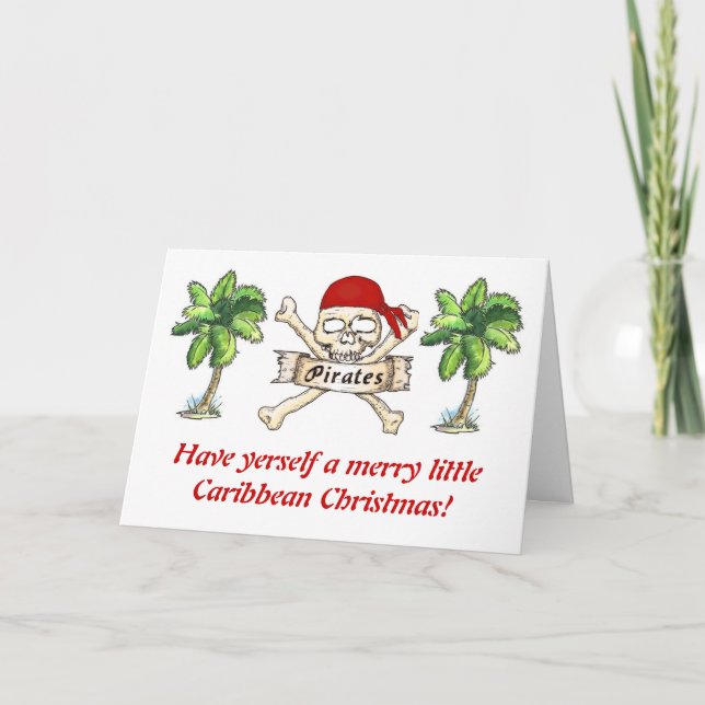 El navidad del Caribe del pirata (Anverso)