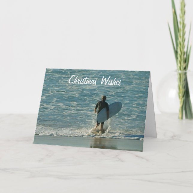 El navidad desea (la persona que practica surf que (Anverso)