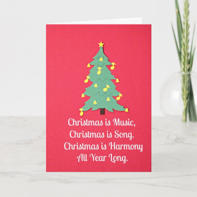 El navidad es música…. (Anverso)