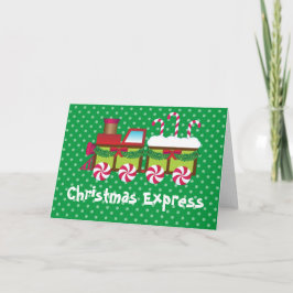 El navidad expresa la tarjeta de felicitación del