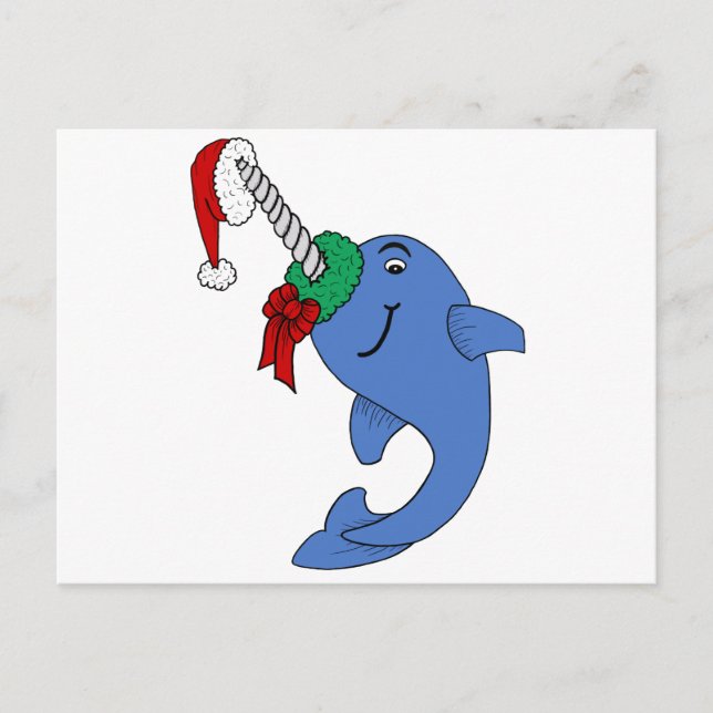 El navidad Narwhal (Anverso)