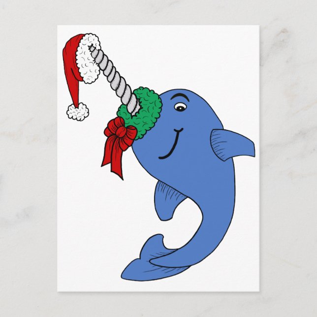 El navidad Narwhal (Anverso)
