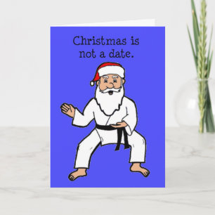 El navidad no es una correa negra Santa de las