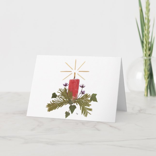 El navidad presionó diseños florales (Anverso)