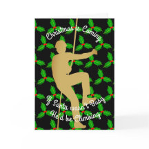 El navidad Santa sería escalada