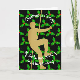 El navidad Santa sería escalada