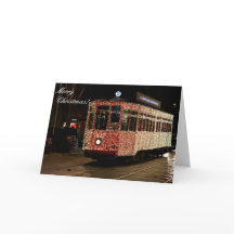 El navidad viaja en tranvía en Milano