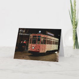 El navidad viaja en tranvía en Milano