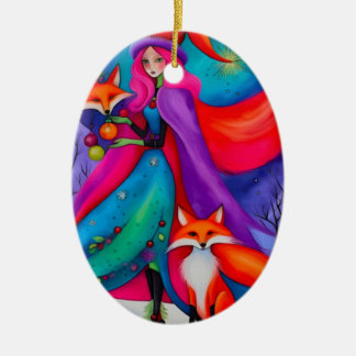 El Navidad Witch 8 diseño Ornamento de vacaciones