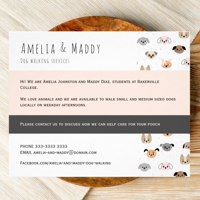 El negocio de la caminata de perros - Volante de j (Subido por el creador)