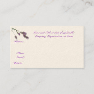 El negocio de la lavanda, ahorra las tarjetas de