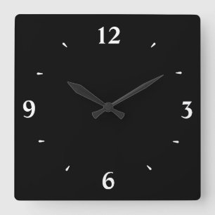 El negro con los números blancos >Kitchen el reloj