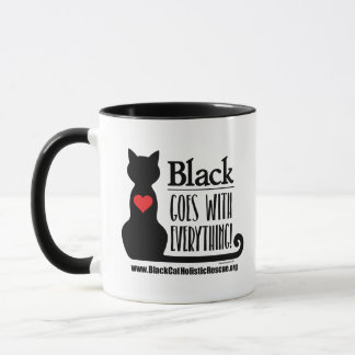¡El negro de BCHR va con todo! taza combinada 11oz