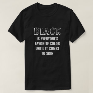 El negro es la camiseta color favorita de todos