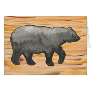 El negro refiere la tarjeta de madera