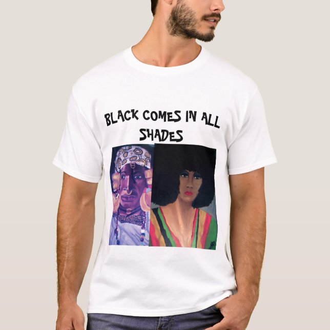 El NEGRO VIENE EN TODA LA camiseta de las SOMBRAS (Anverso)