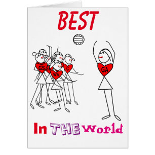 El Netball coloca figuras y el corazón del palillo