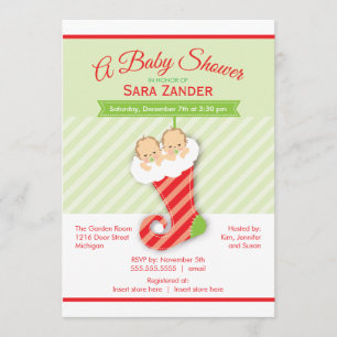 El neutral hermana la invitación de Baby Shower