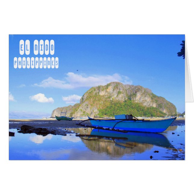 El Nido de la isla de Palawan, Filipinas (Anverso (Horizontal))