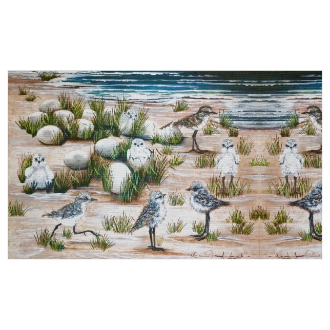 El Nido de tela de Peeps Beach ("Cuarto gordo" (fat quarter))