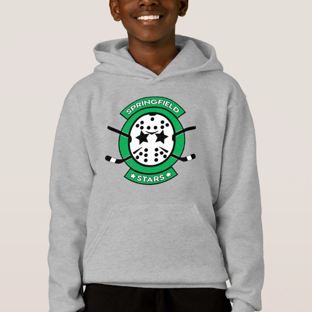 El niño de Springfield Stars Hoodie (Anverso)