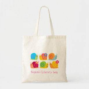 El nombre del niño es una bolsa de biblioteca de 