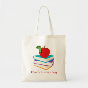 El nombre del niño es una bolsa de biblioteca de 