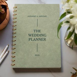 El nombre personalizado del planificador de bodas 