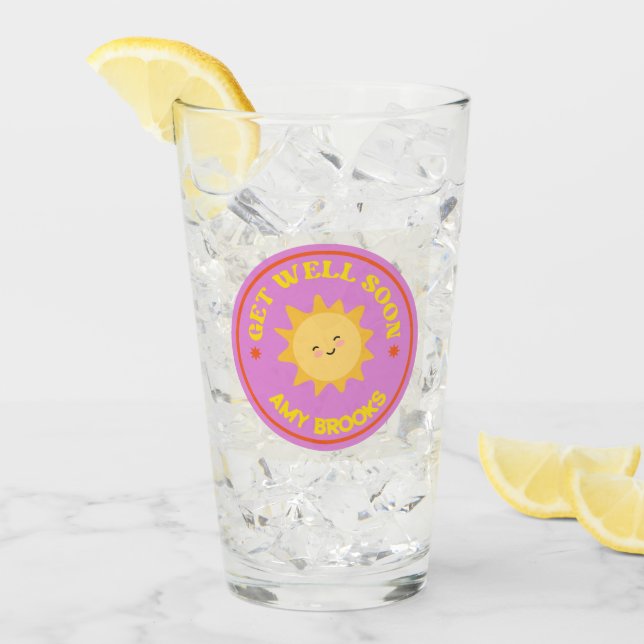 El nombre personalizado se pone bien pronto el sol (Anverso (hielo))