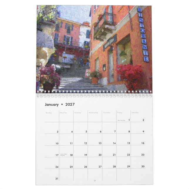 El norte del calendario de Italia, 2015 (Jan 2027)