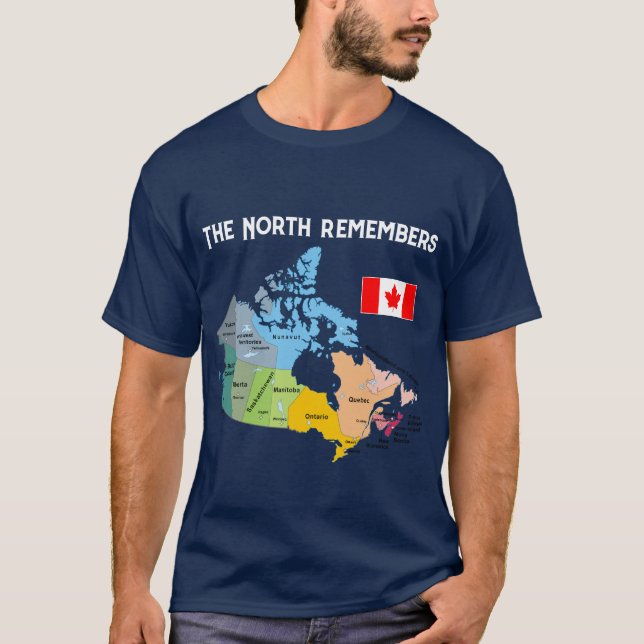 El Norte recuerda la camiseta pro-Canadá (Anverso)