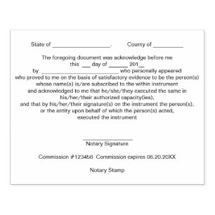 El notario moderno de reconocimiento público sello