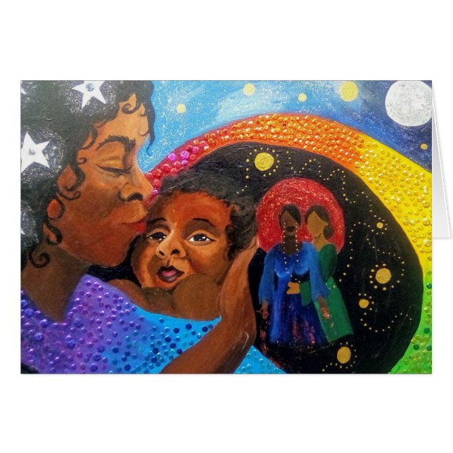 El notecard arcoiris (Anverso (Horizontal))