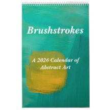 El nuevo calendario de página única Brushstrokes 2