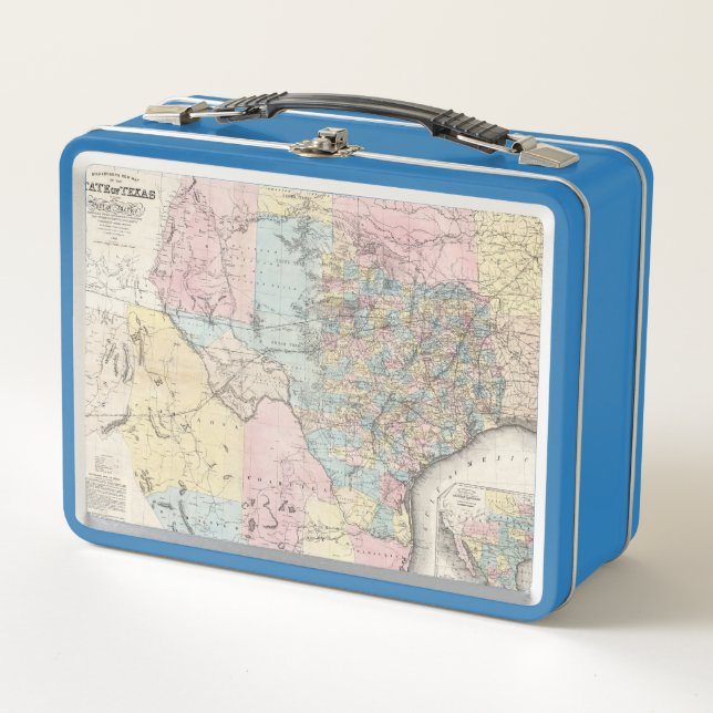 El nuevo mapa de Richardson del estado de Tejas (Anverso)