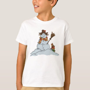el nuevo muñeco de nieve embroma la camiseta