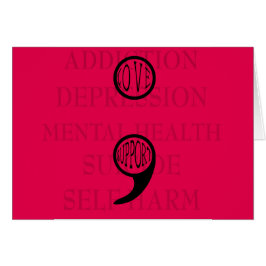 El nuevo significado de Semi Colon: Amor y Apoyo