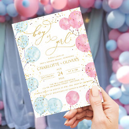 El o ella globa género revela invitación