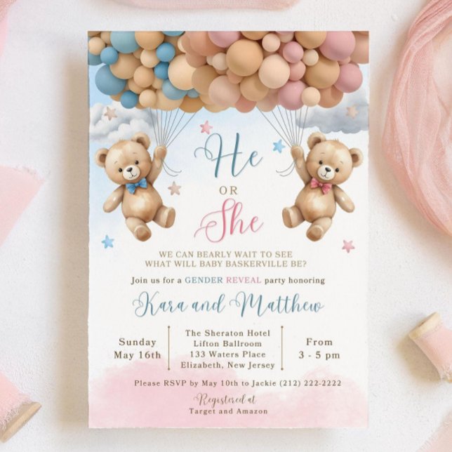 Él o ella llevan una invitación de Baby Shower, po (Subido por el creador)